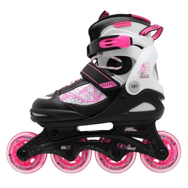 No Fear Kids Children Girls Spirit Inline Skates Roller Blades Sports