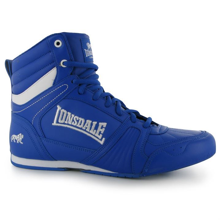 Lonsdale Mens Footwear High Ankle Collar Slip On Tornado Boxing Boots