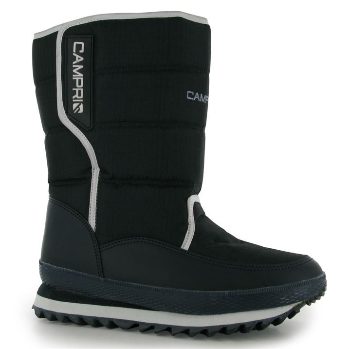Campri Mens Snow Jogger Boots Casual Hook and Loop Warm