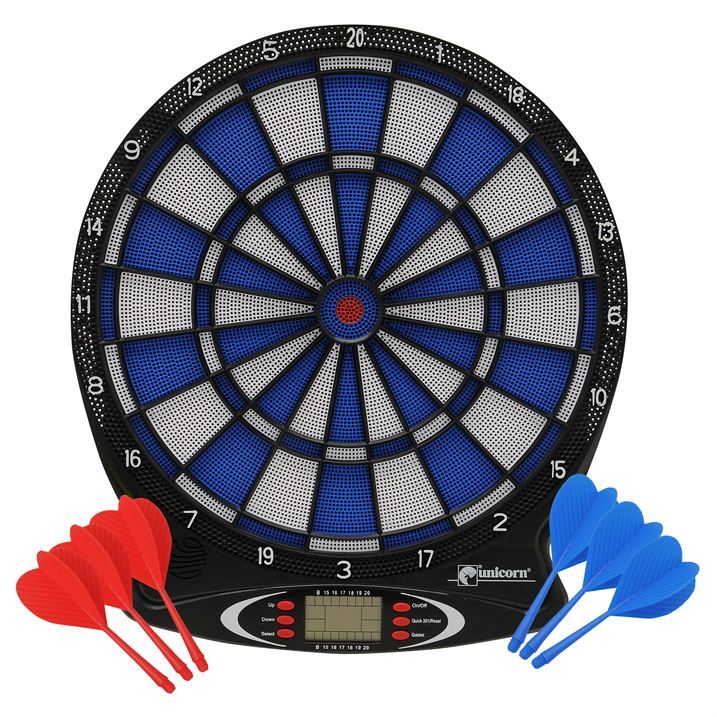 Unicorn Electronic Striker Surround Dart Board Darts Home Sport Spear