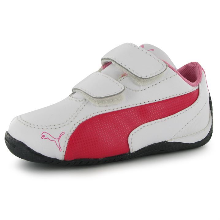 Puma Kids Drift Cat 5 Leather Childrens Velcro Trainers Shoes eBay