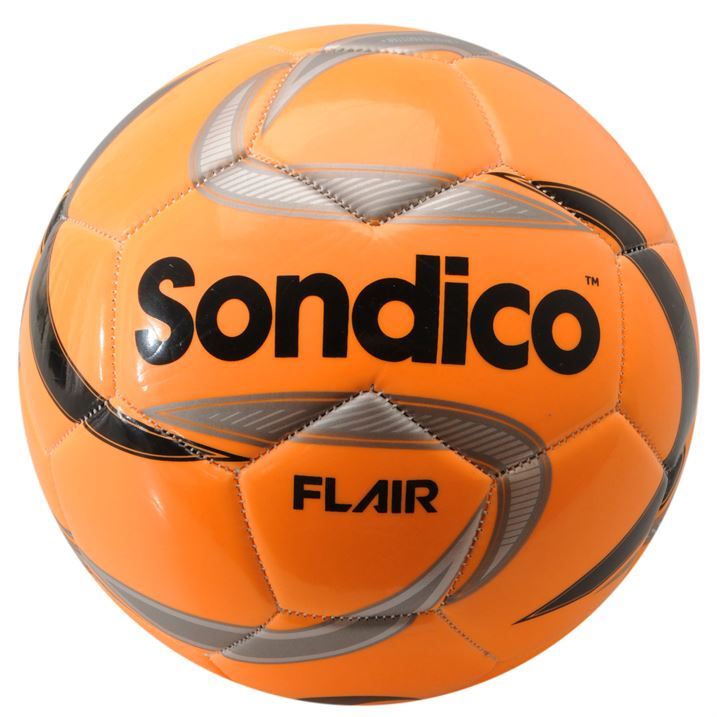 Sondico Flair Football Ball 30 Panel Rubber Bladder HiVis Colours eBay