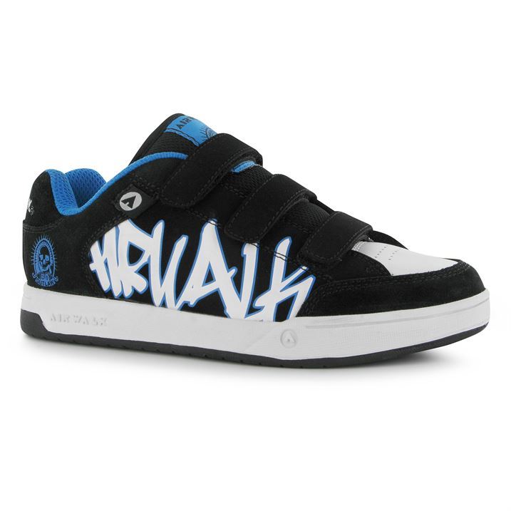 Airwalk Childrens Outlaw Skate Shoes Velcro Casual Sneakers Trainers