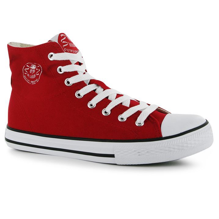 Mens Dunlop Mens Canvas High Top Trainers New | eBay
