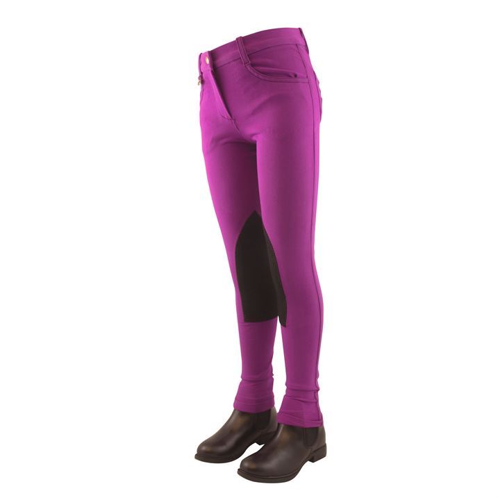 Requisite Kids Horseshoe Jodhpurs Girls Breeches Equestrian Pants