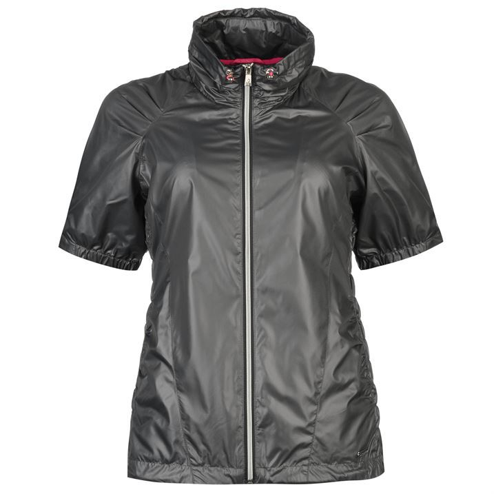 Sunice Womens Sophia Golf Jacket Sports Short Sleeves High Neck Full