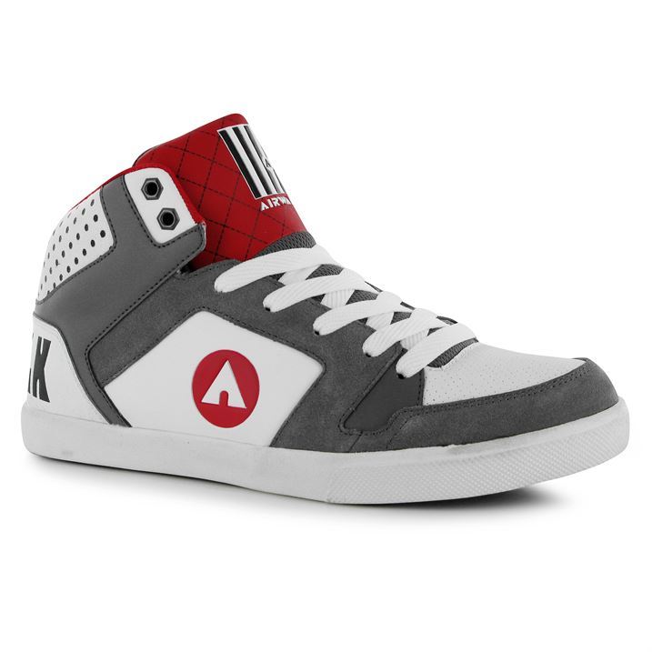 airwalk pivot mid top trainers mens