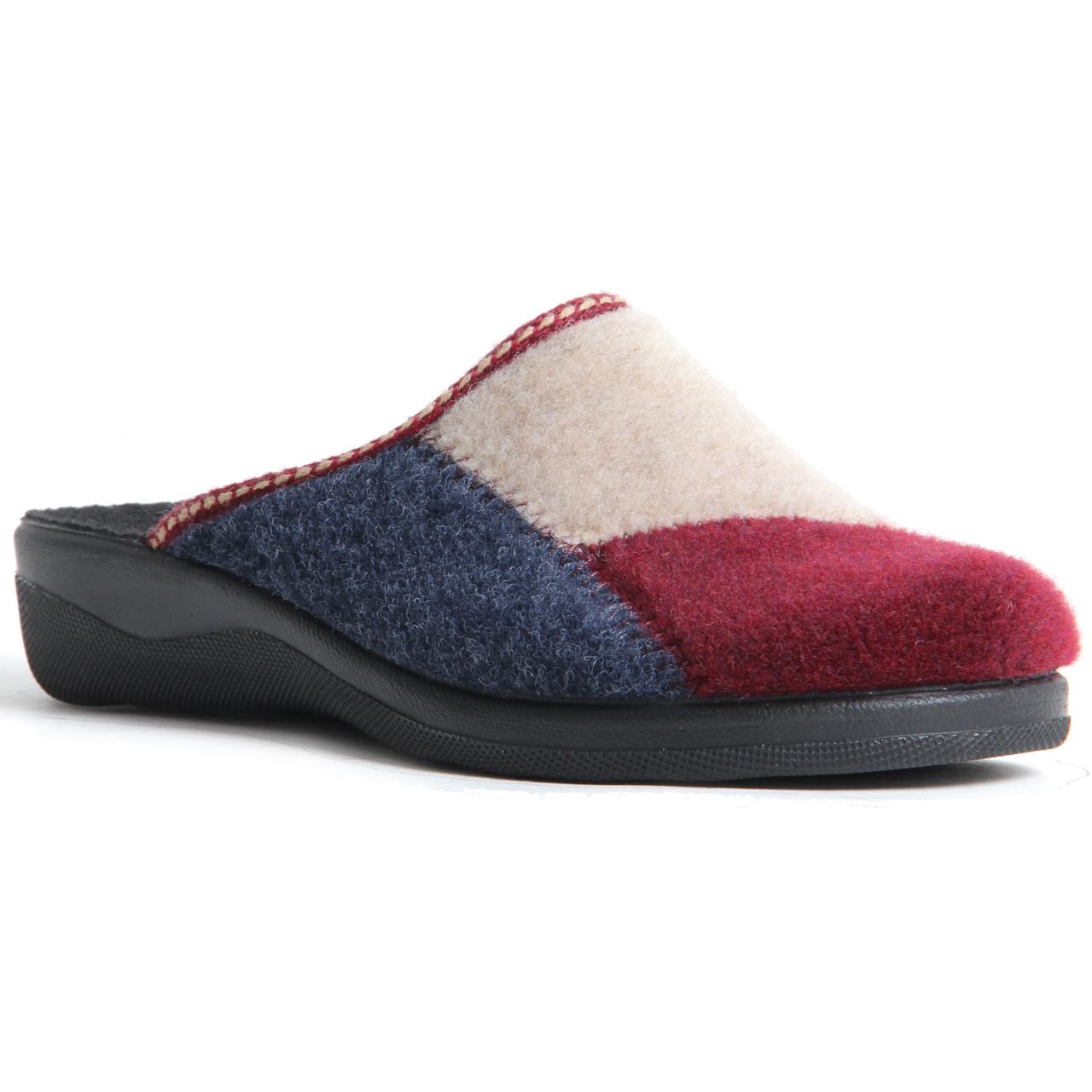 warm house slippers womens slip on low wedge slippers heavy stitched warm house slippers womens slip on low wedge slippers heavy stitched
