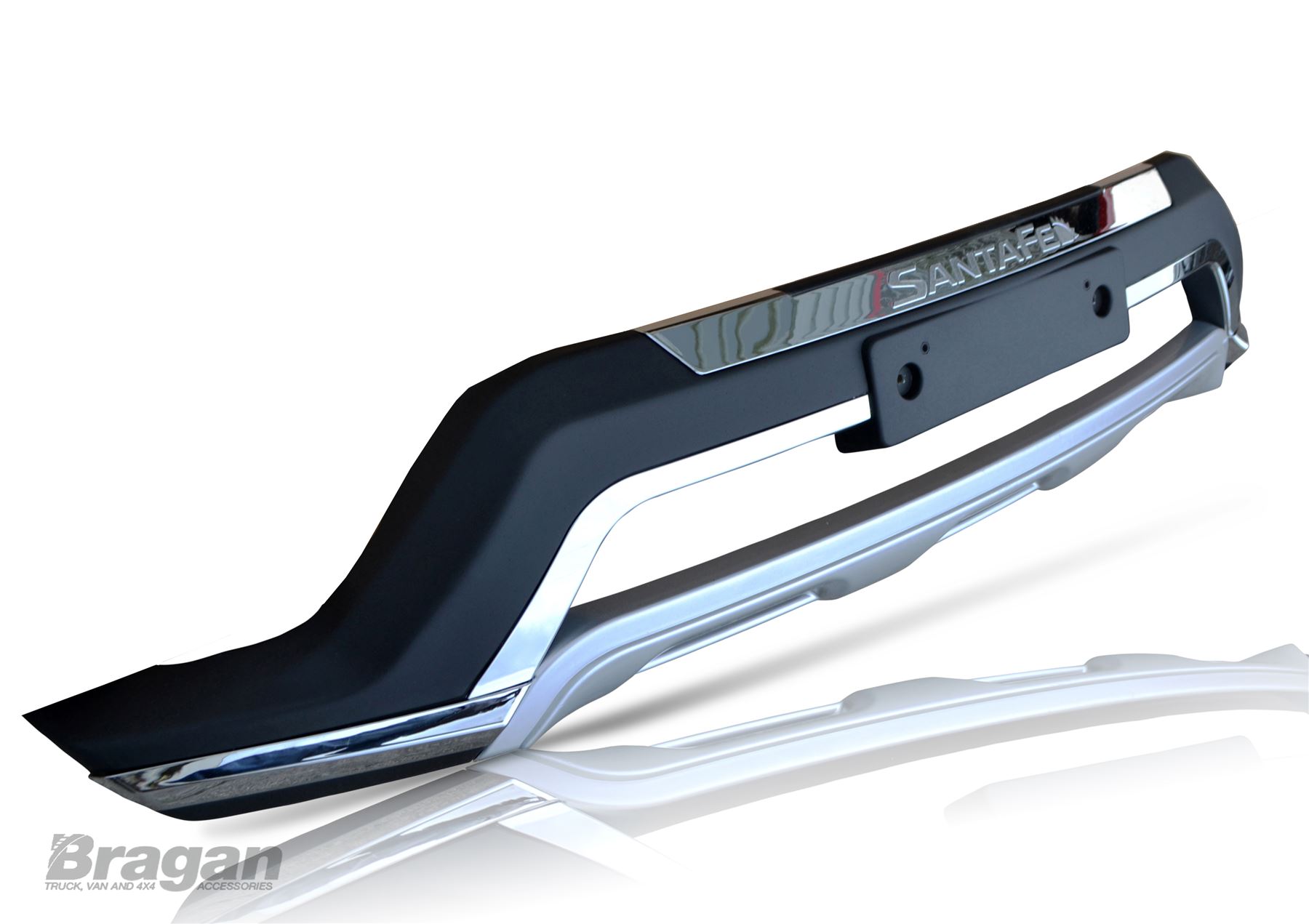 Hyundai Santa Fe 2012+ Luxury Front Bumper Spoiler Guard Protector Skid