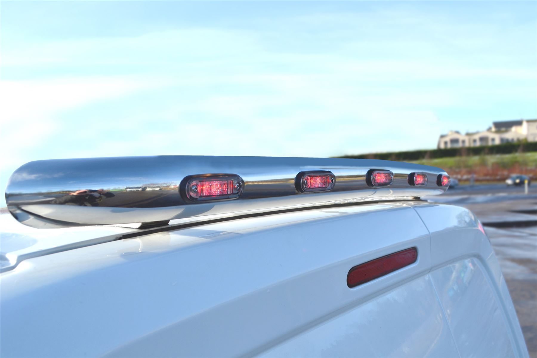 2013+ Ford Transit / Tourneo Custom Rear Roof Top Light Bar + Red LEDs