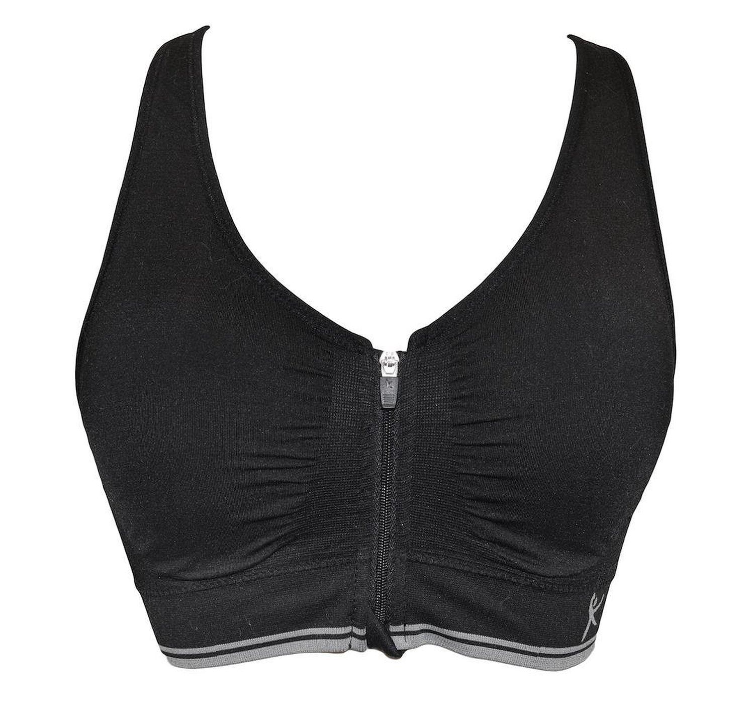 danskin zipper sports bra