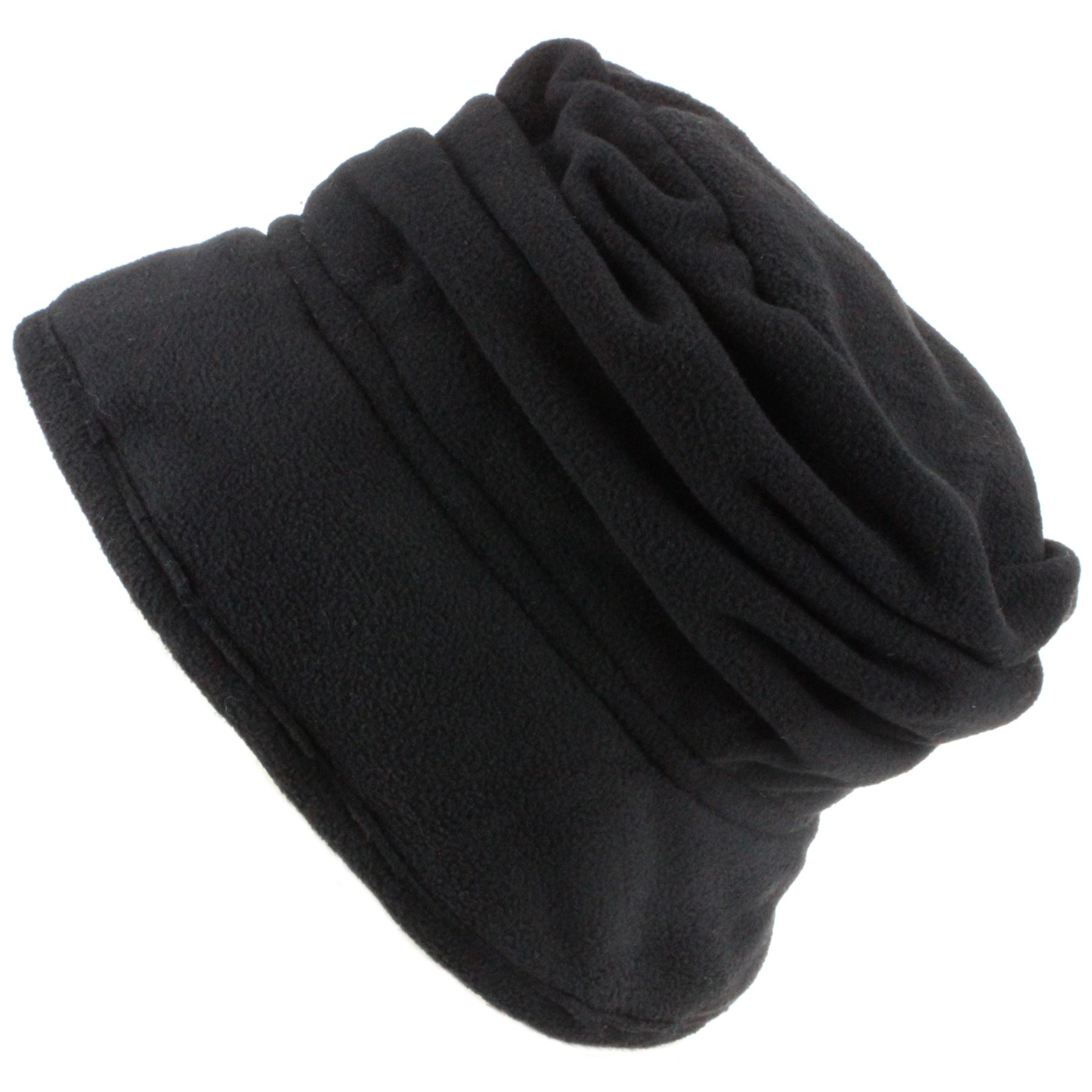 Cloche Hat Fleece Hawkins Cap Winter Women Ladies Soft Brim eBay