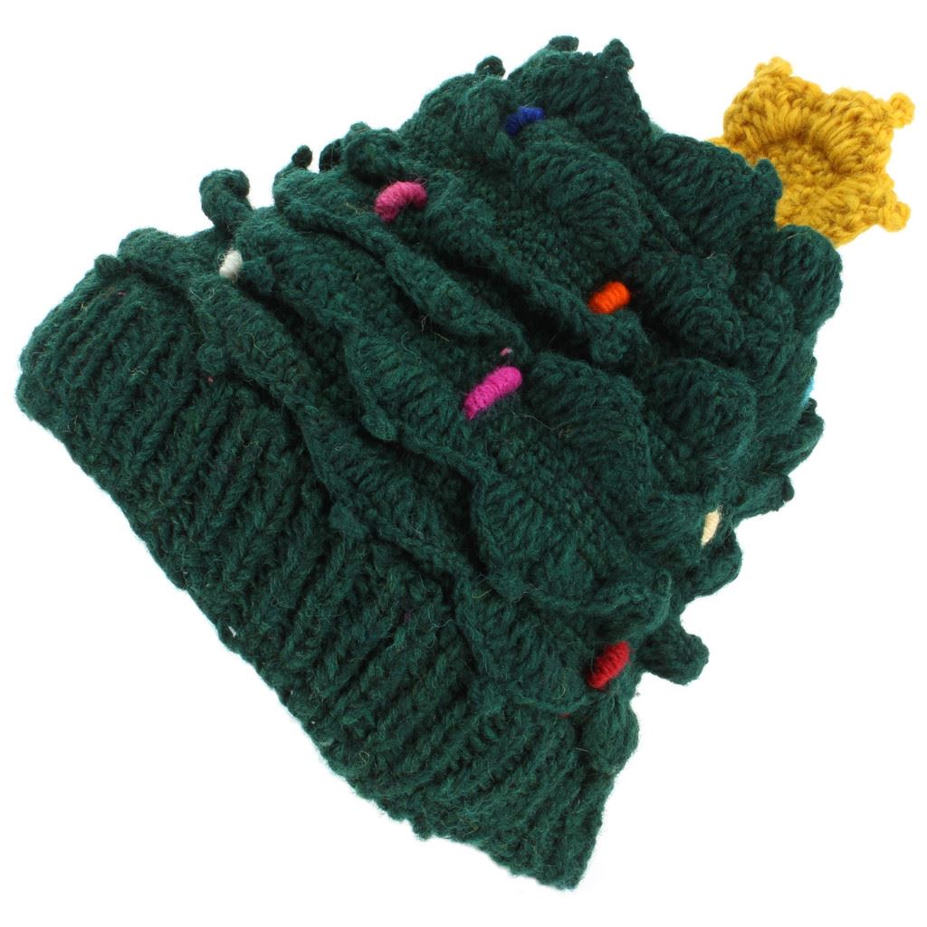 christmas tree hat wool knit knitted xmas loudelephant christmas tree hat wool knit knitted xmas loudelephant