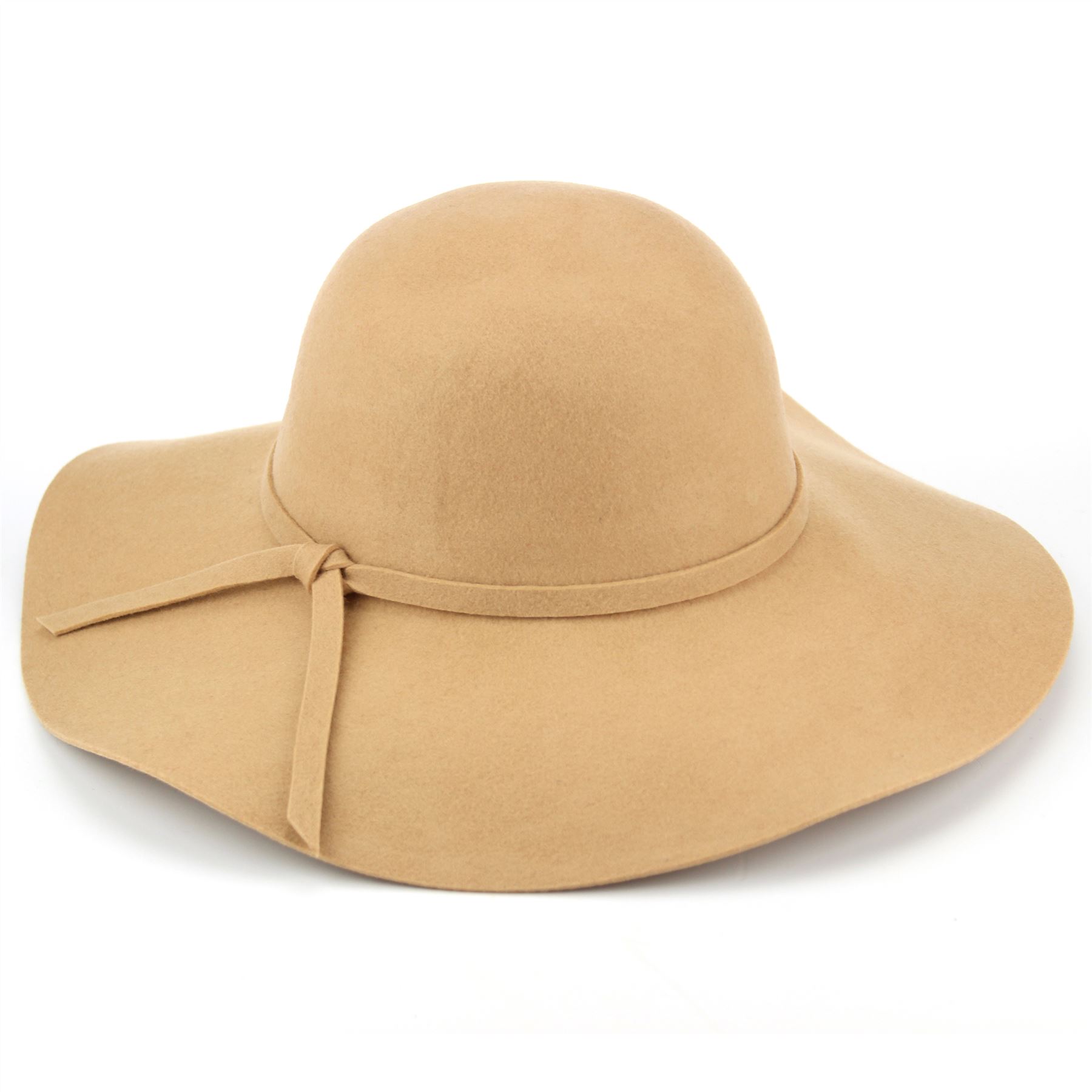 Floppy hat wide brim wool felt women cloche cap fedora 9 colours eBay