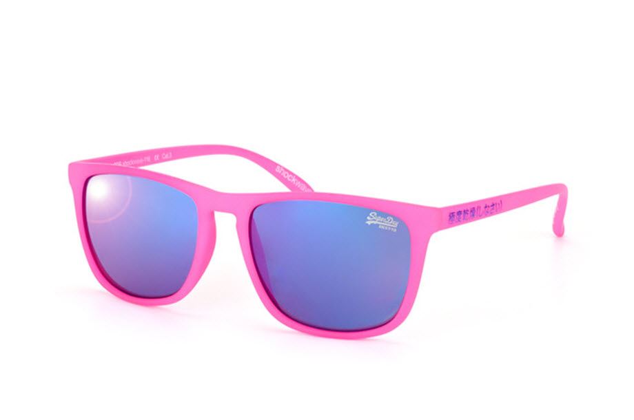 Superdry 116 Pink Shockwave Sunglasses Lens Category 3 Lens Mirrored eBay