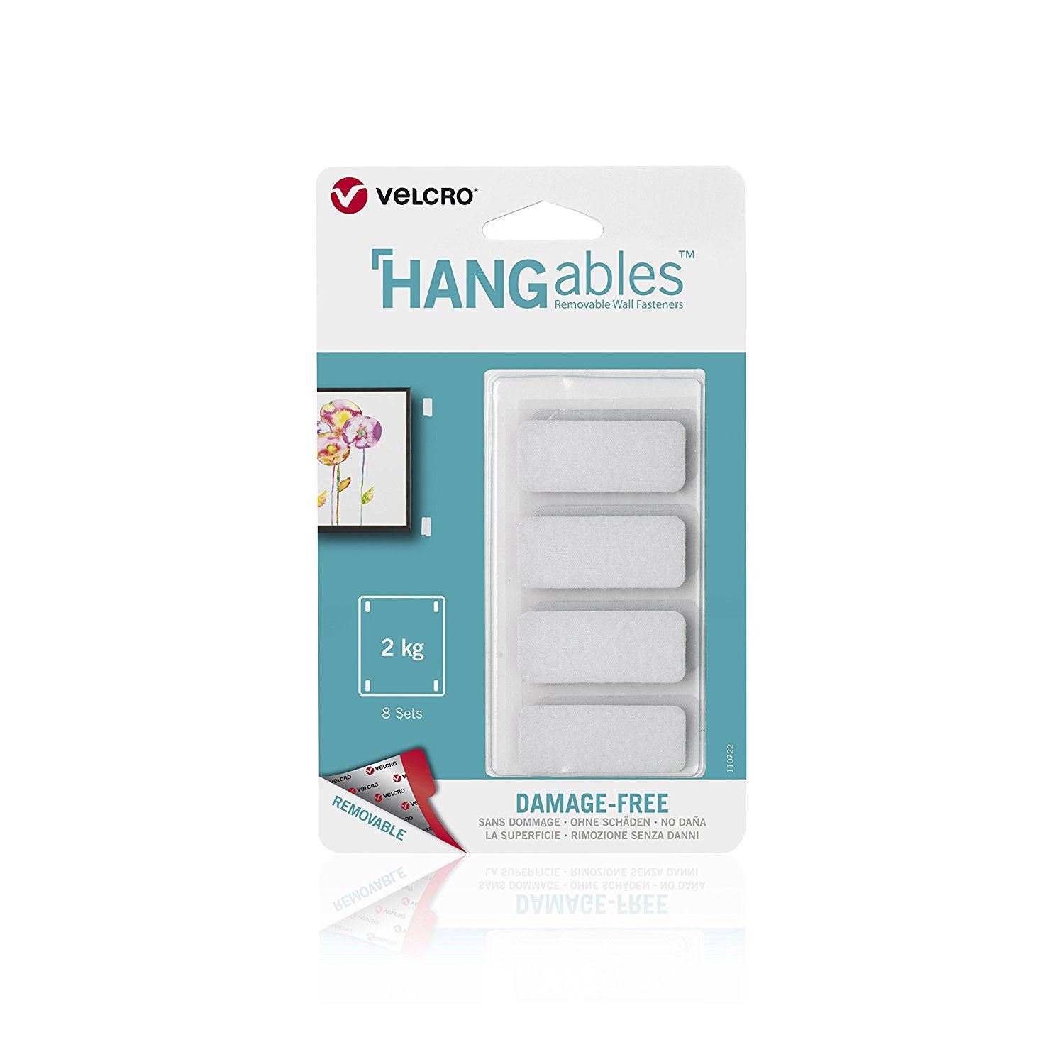 VELCRO® Brand HANGables™ Damage Free Removable Decorating Wall Hanging Fixing eBay