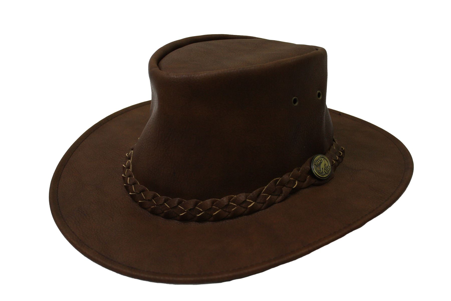 Hazy Blue Unisex Rexleather Hat Brisbane Cowboy Authentic Australian