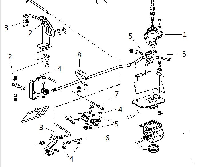 [Gear Shift Repair Kit 5] - Jeep T176 T 176 T177 Shifter ... timing marks diagram 84 ford ranger 2 0 