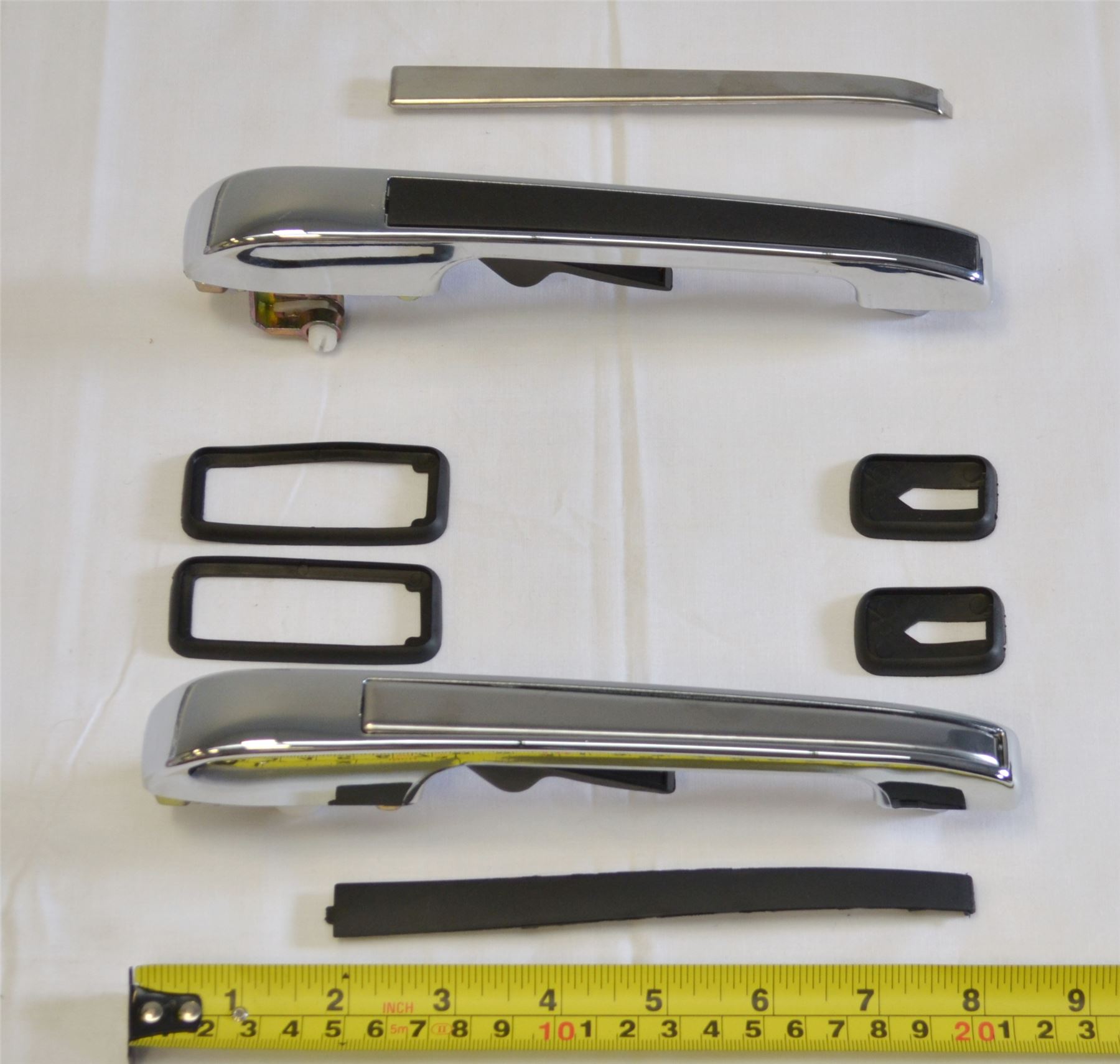 2 x Outside Door Handle Lock & 2 Keys For VW Golf Jetta Polo MK1 MK2