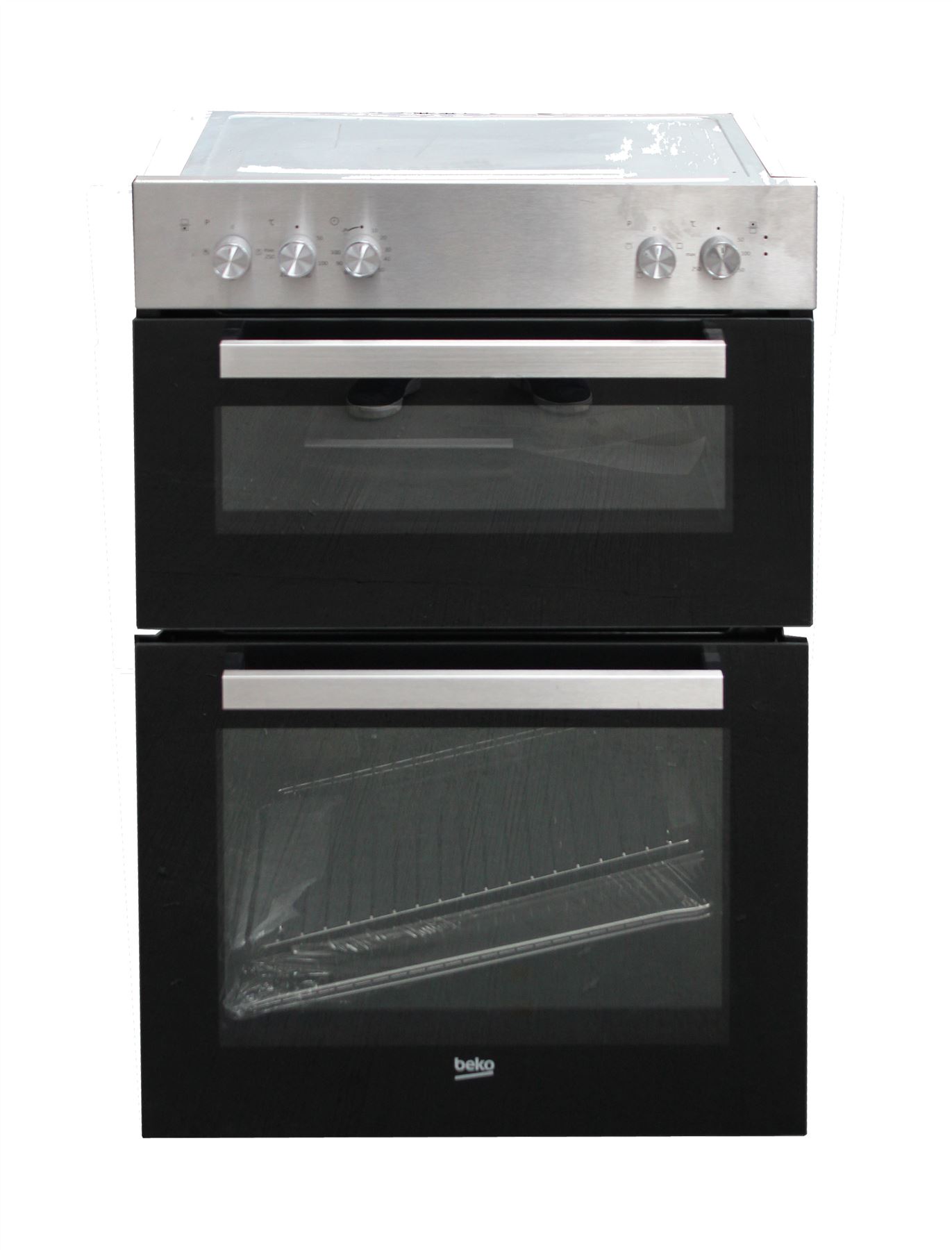 Beko Electric Built In Double Fan Oven Tall Larder Unit BXDF21100
