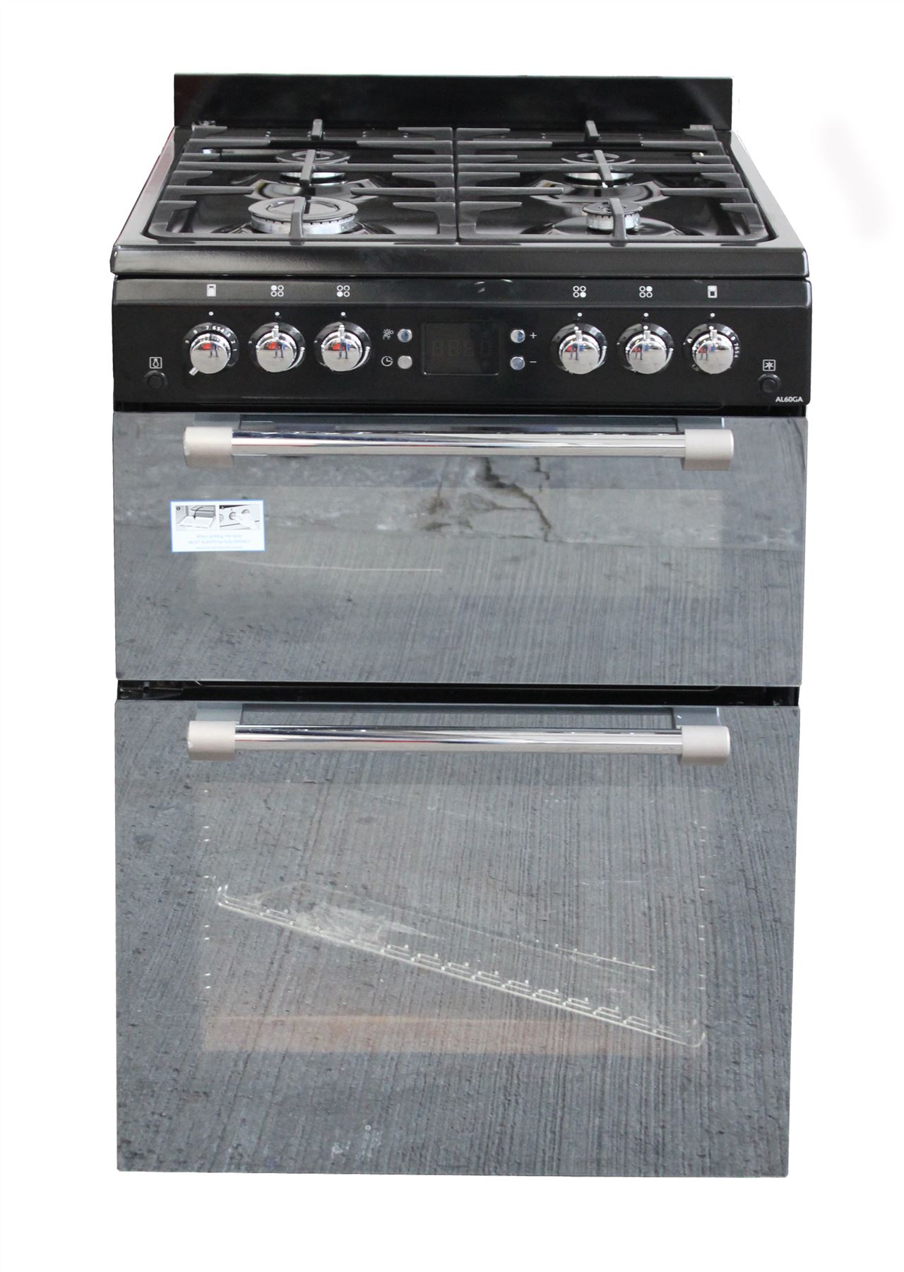 Leisure Mini Range Gas Cooker AL60GAK 60cm Black Mirror Doors 2179 eBay