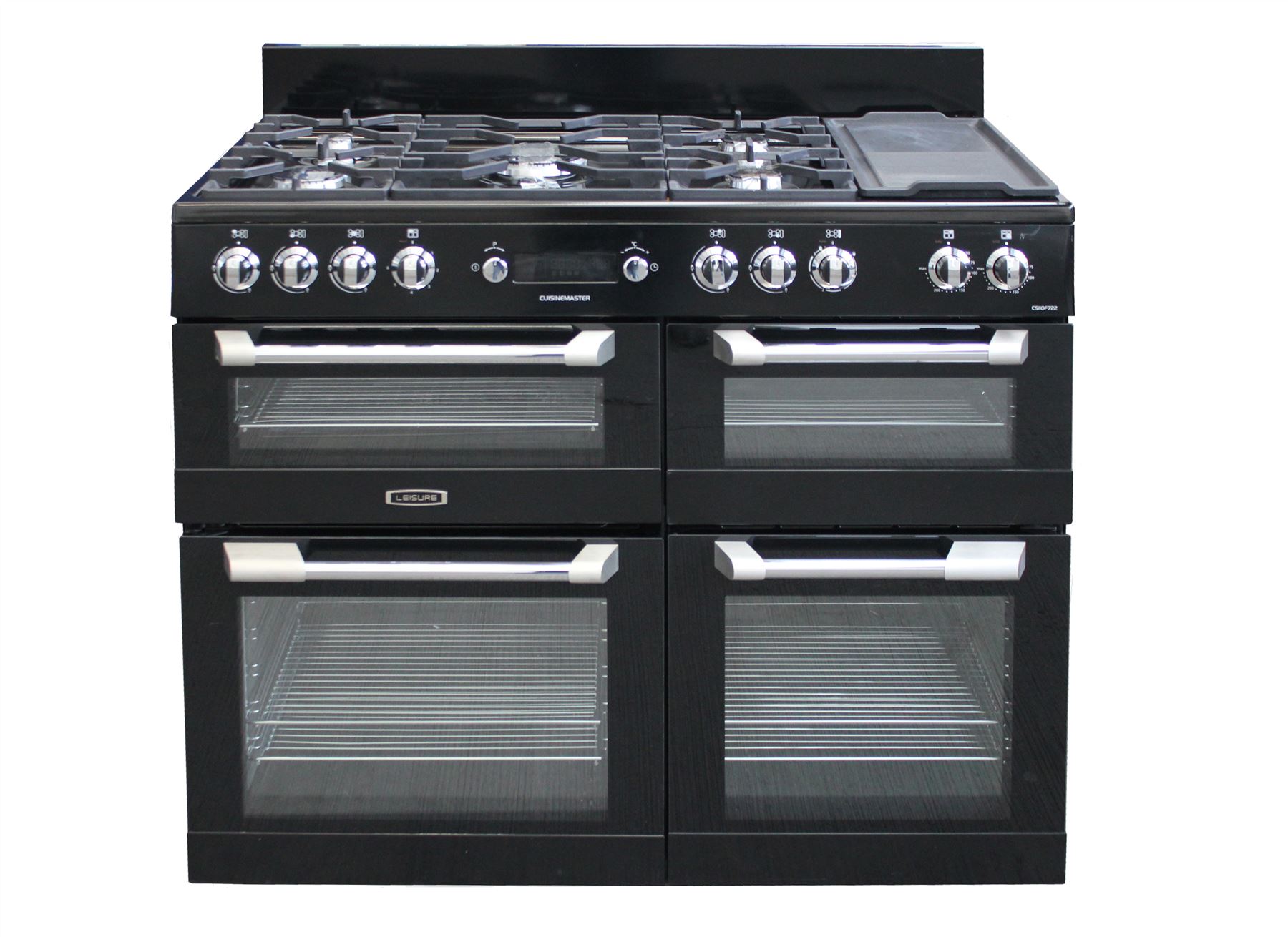 Leisure CS110F722K Range Cooker Dual Fuel 3 Ovens 110cm Black 2014 eBay