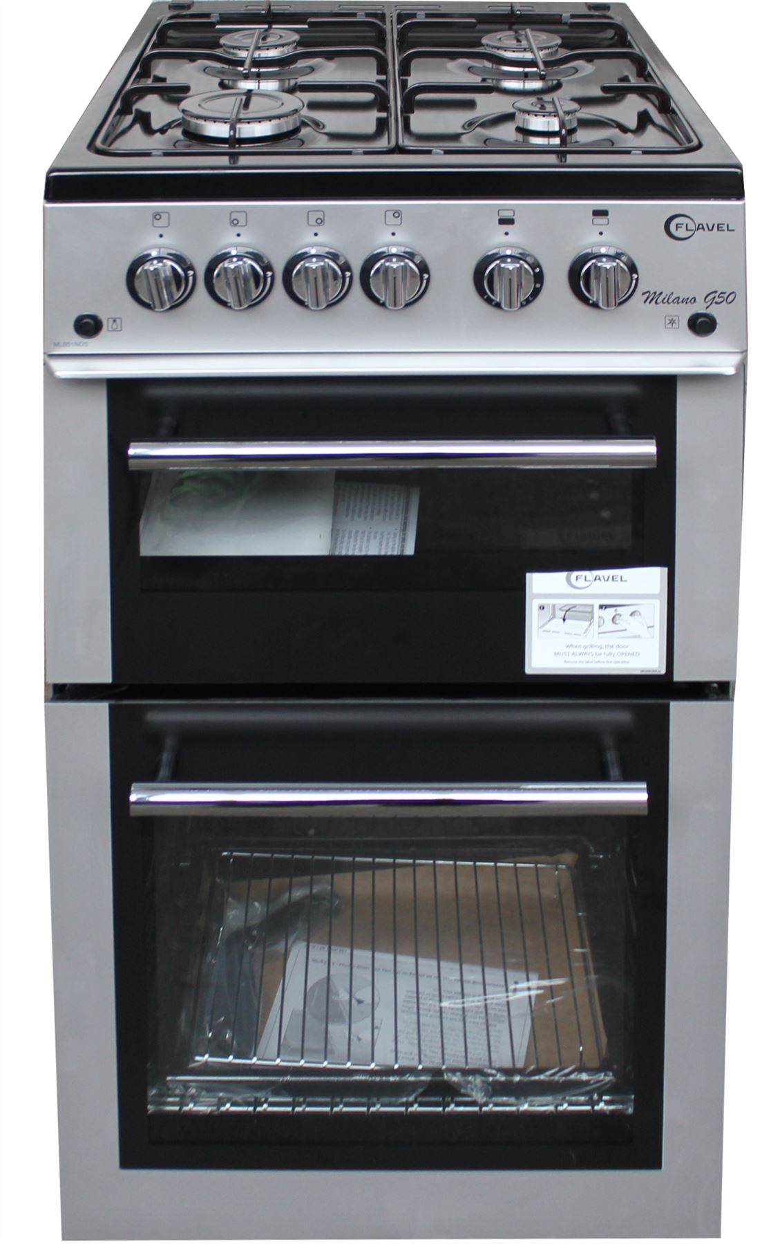 Flavel Milano MLB51NDS 50cm Gas Cooker Silver / Grey 1461 eBay