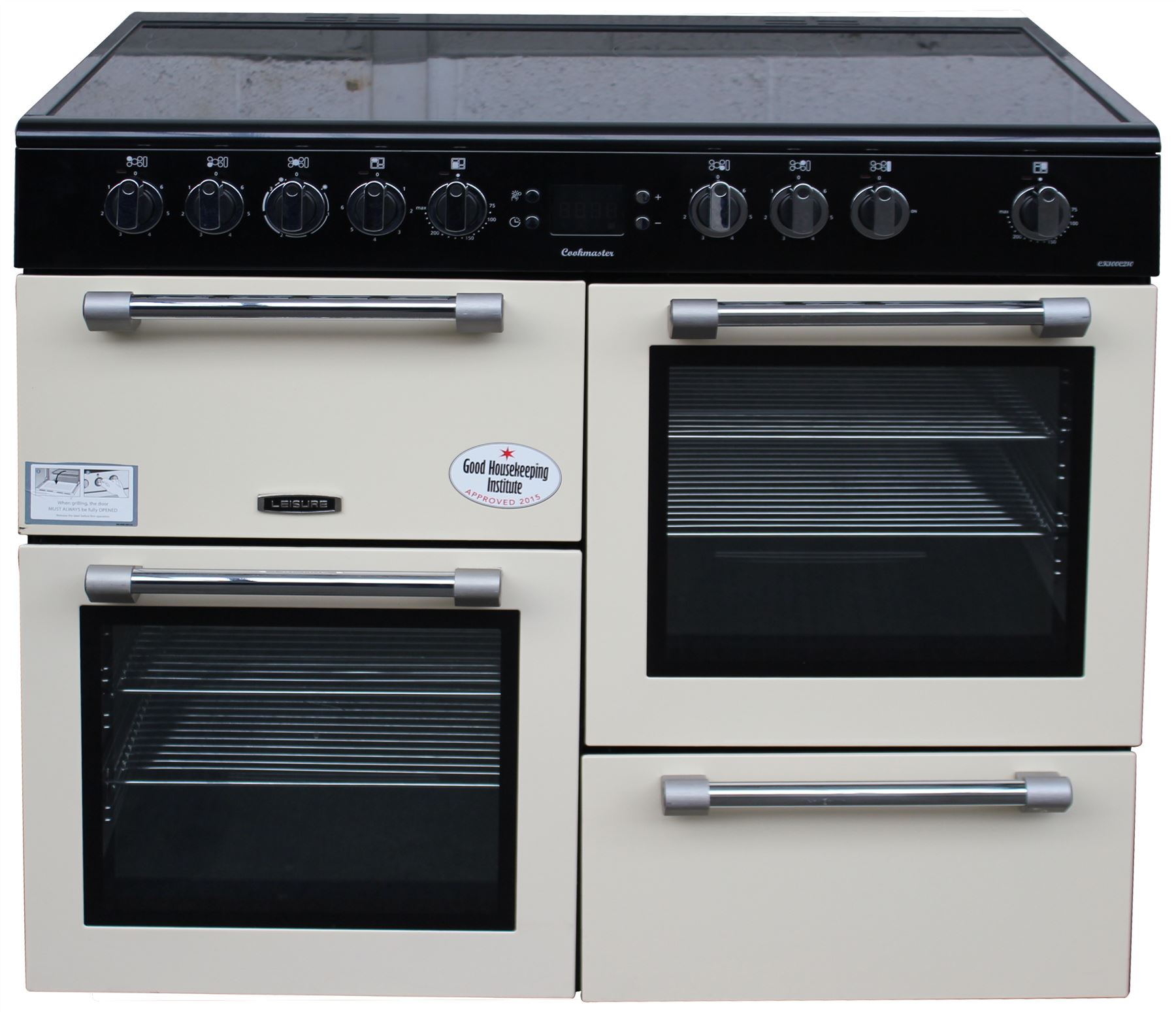 Leisure CK100C210C 100Cm Electric Range Cooker Ceramic Hob Cream 1995 eBay