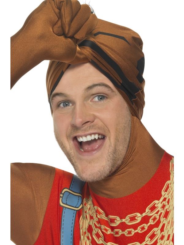 Mens MR T Second Skin Suit Costume A Team B A Baracus 80s TV Fancy