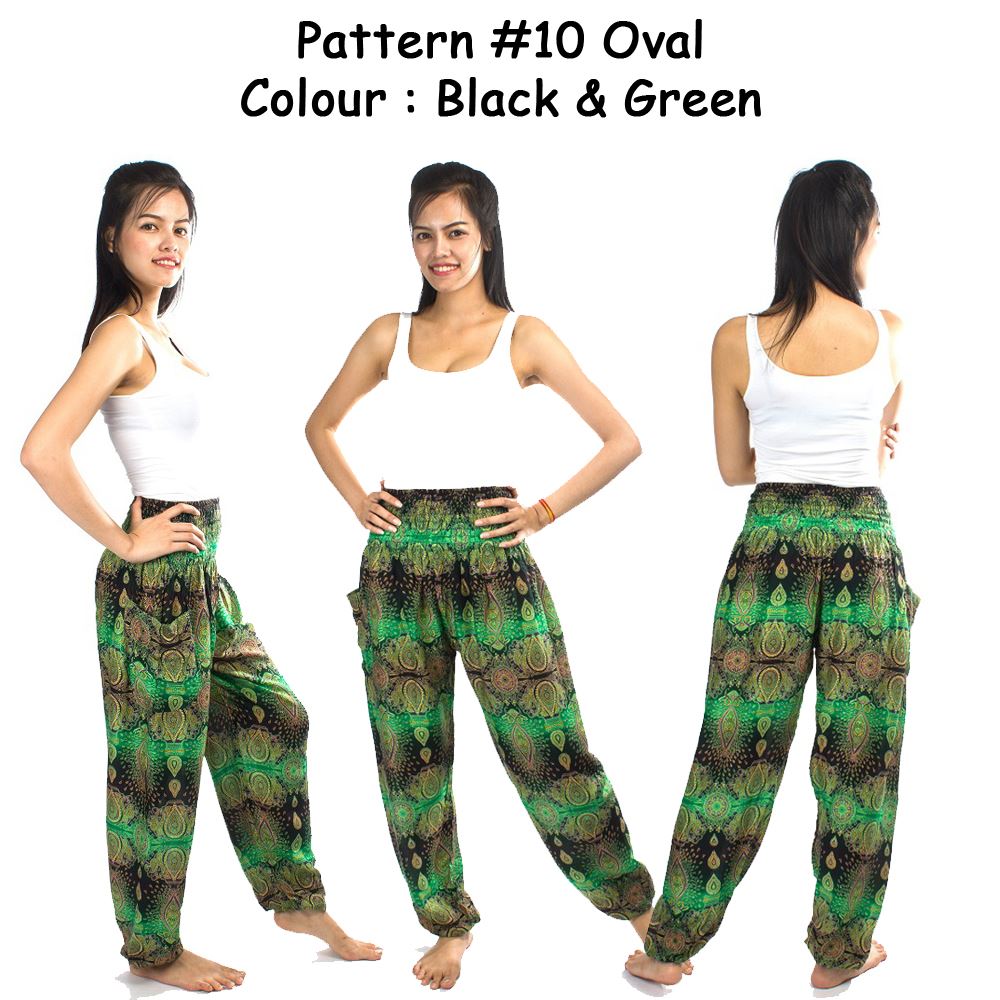 Thai Women Harem Pants Yoga Festival Baggy Hippie Boho Alibaba Hareem
