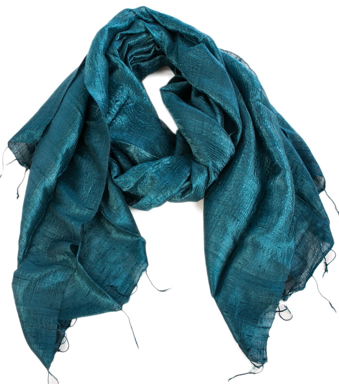 Handmade Soft Synthetic Thai Silk Scarves Shawl Wrap Woven Scarf 25x65