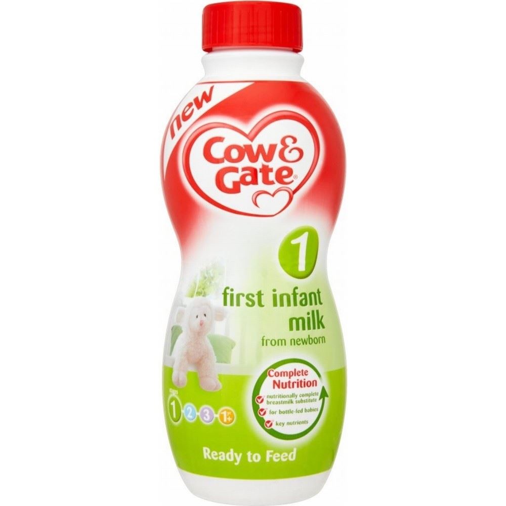 Cow & Gate First Infant Milk from Newborn Ready to Feed Stage 1 (1L)