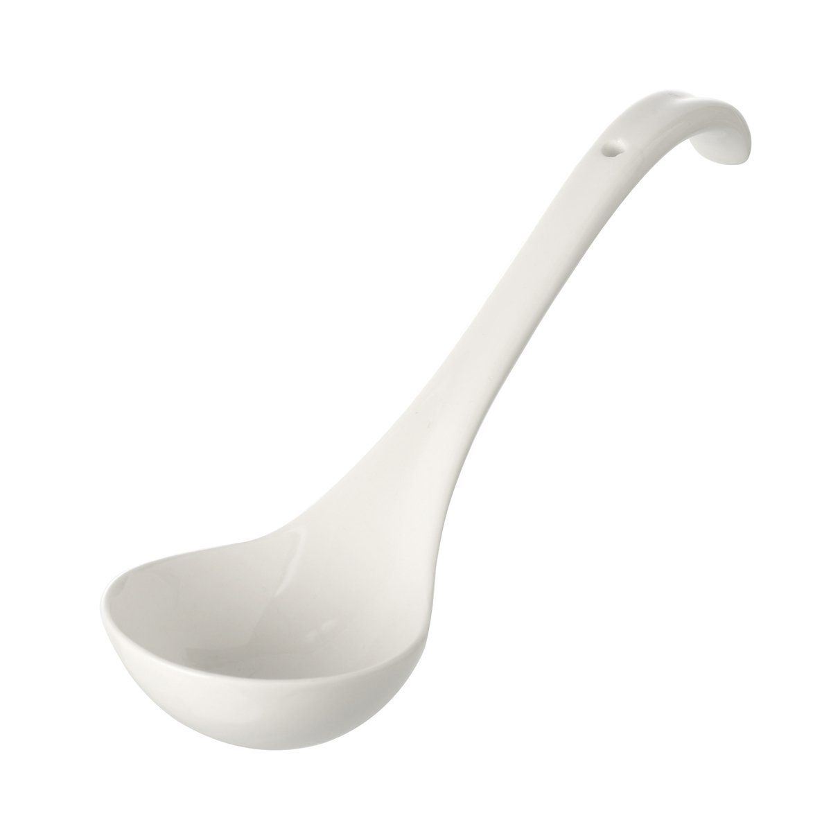 CKS White Ceramic Serving Ladle 27cm eBay