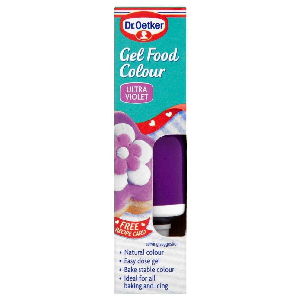 Dr. Oetker Gel Food Colour Ultra Violet (10g) eBay