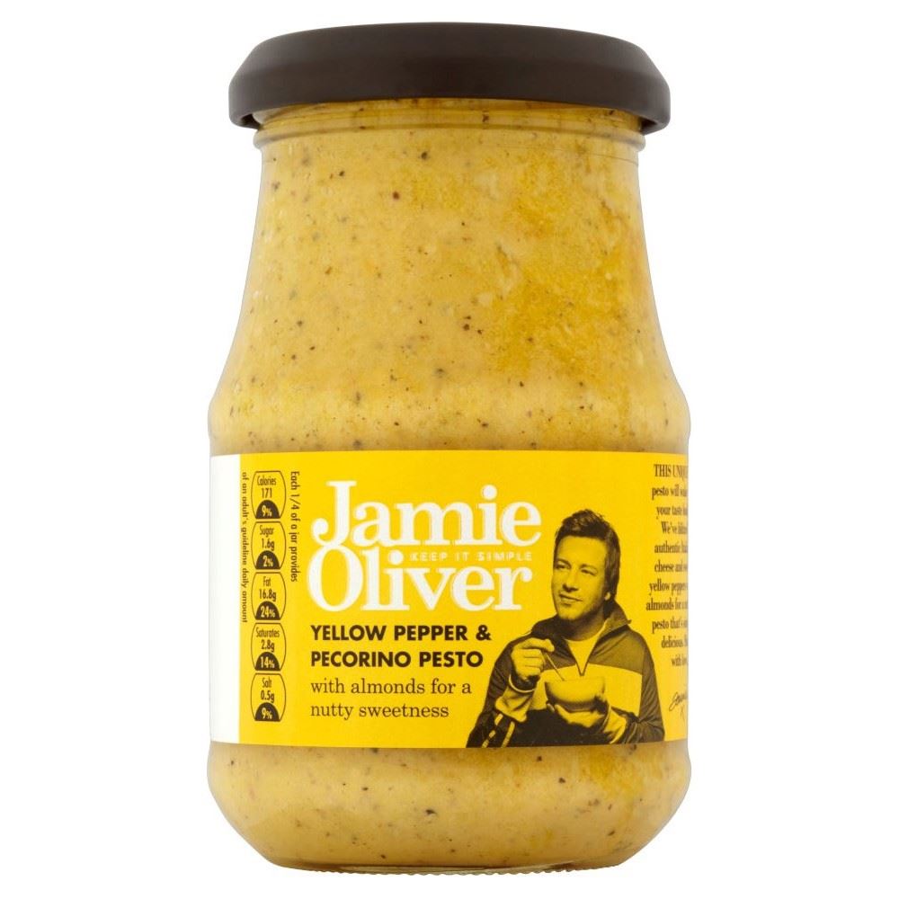 Jamie Oliver Yellow Pepper & Pecorino Pesto (190g) eBay