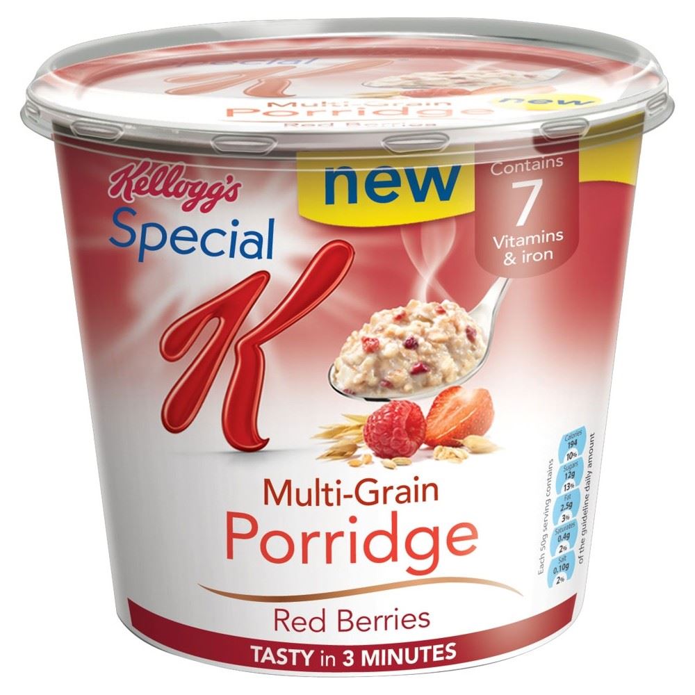 Kellogg's Special K MultiGrain Porridge Pot Red Berries (50g) eBay