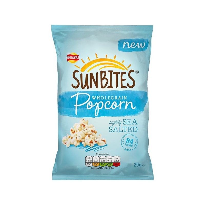 Walkers Sunbites Wholegrain Popcorn Lightly Sea Salted 20g