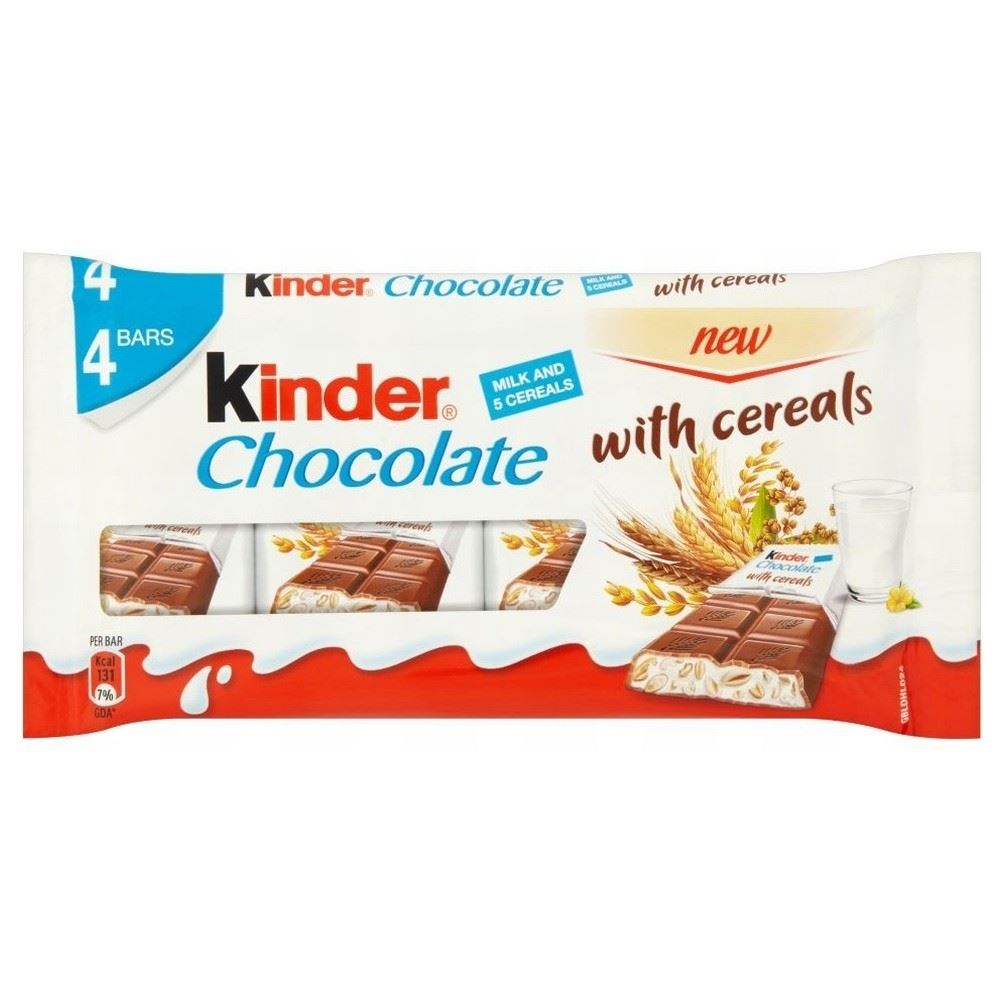 Kinder Chocolate with Cereals (4 per pack 94g) eBay