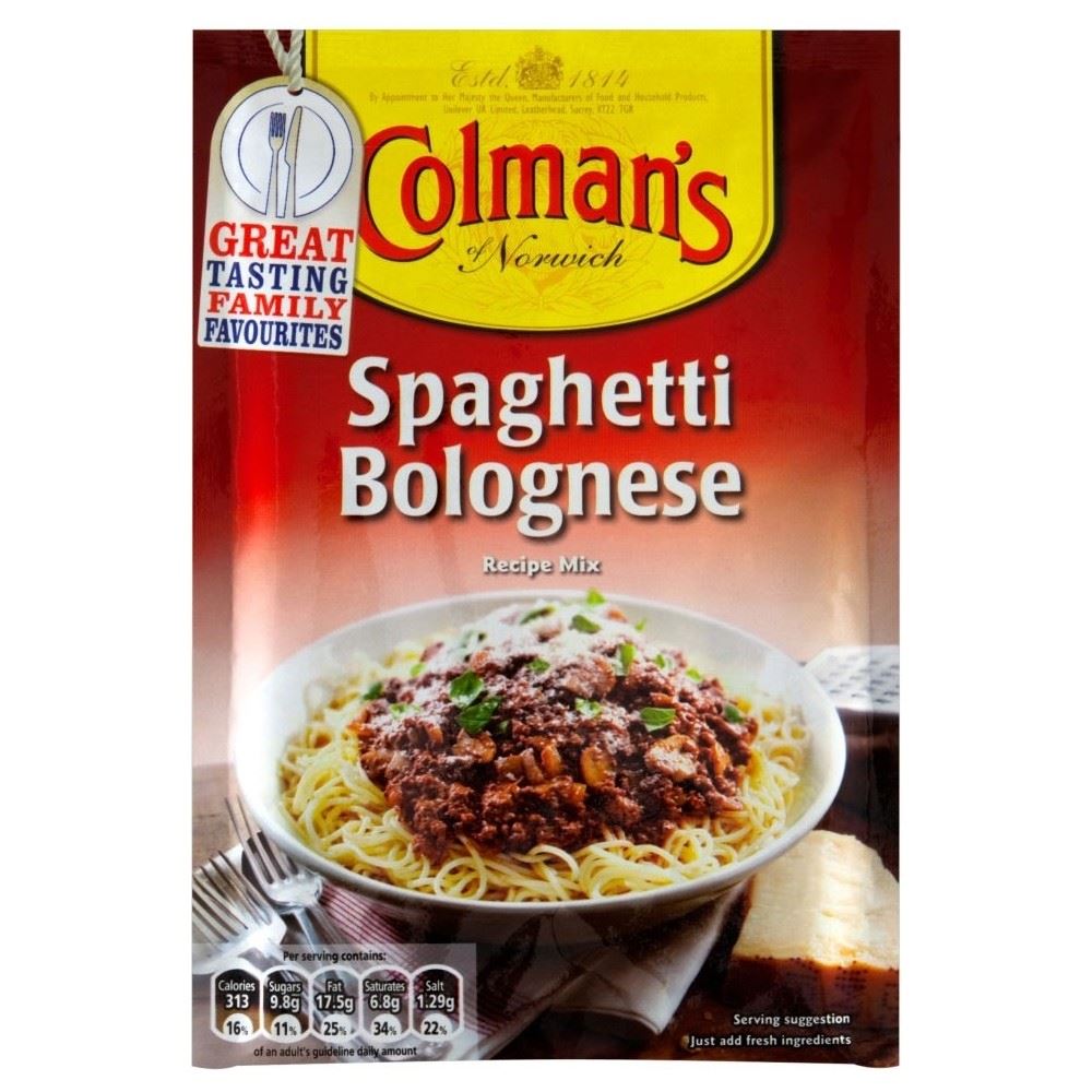 Colman's Spaghetti Bolognese Sauce Mix (44g)