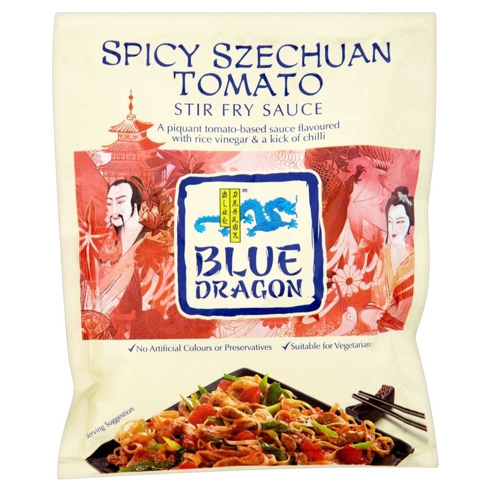 Blue Dragon Stir Fry Sauce Szechuan Spicy Tomato (120g) eBay
