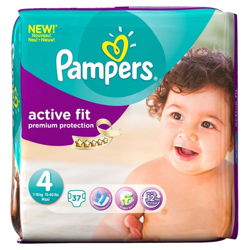 Pampers Active Fit Größe 4 Maxi 718Kg (37) eBay