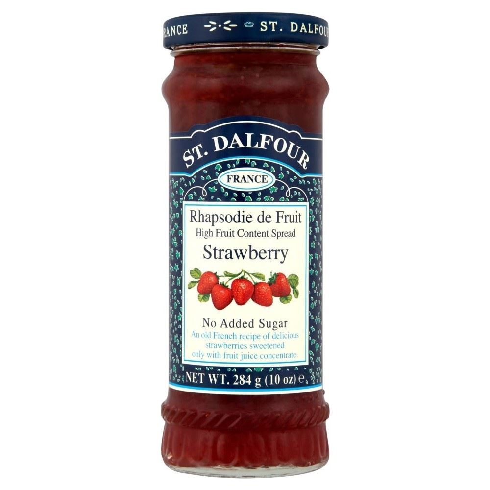 St. Dalfour Rhapsodie de Fruit Strawberry Jam No Added Sugar (284g) eBay