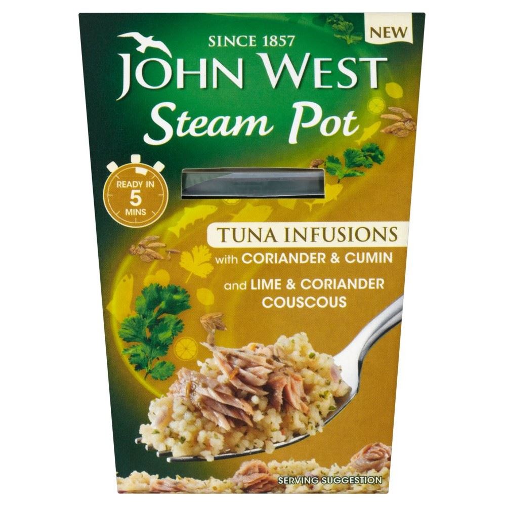 John West Steam Pot Tuna with Coriander & Cumin & Couscous (150g) eBay