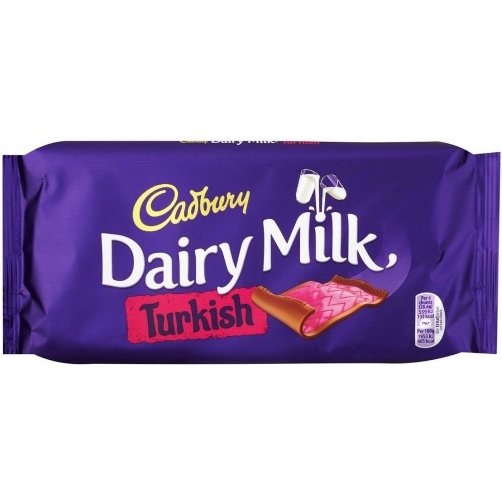 Cadbury Dairy Milk Turkish Delight Bar (200g) eBay