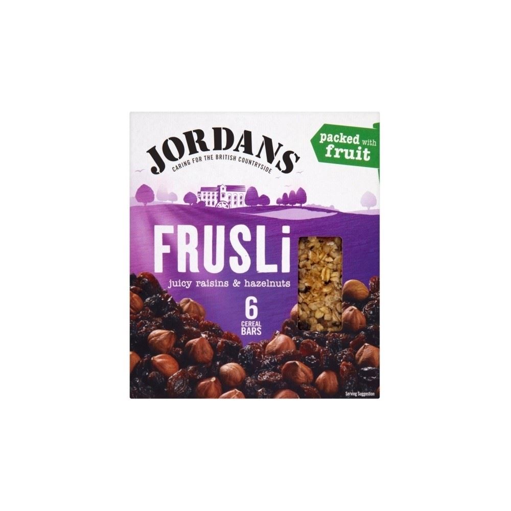 Jordans Frusli Raisin & Hazelnut Cereal Bars (6x30g) eBay