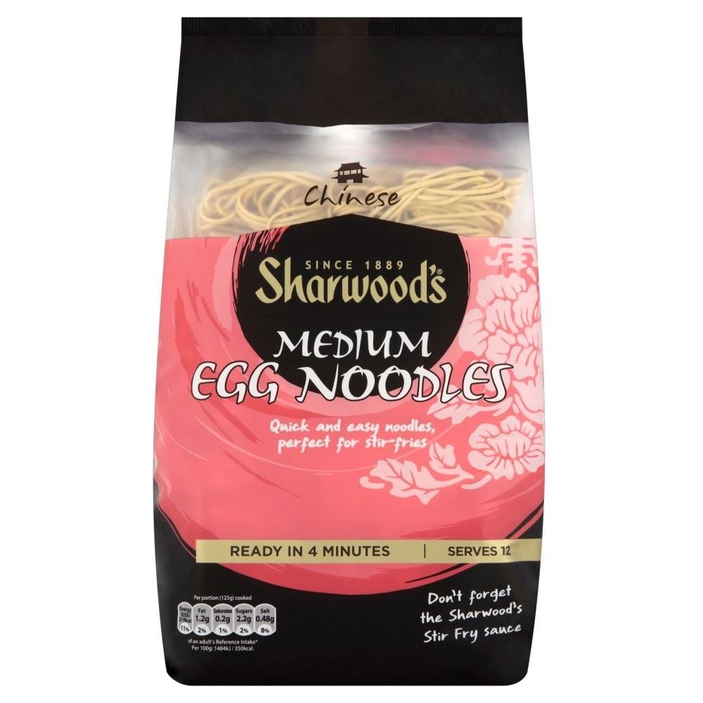 Sharwood's Medium Egg Noodles (2x375g)