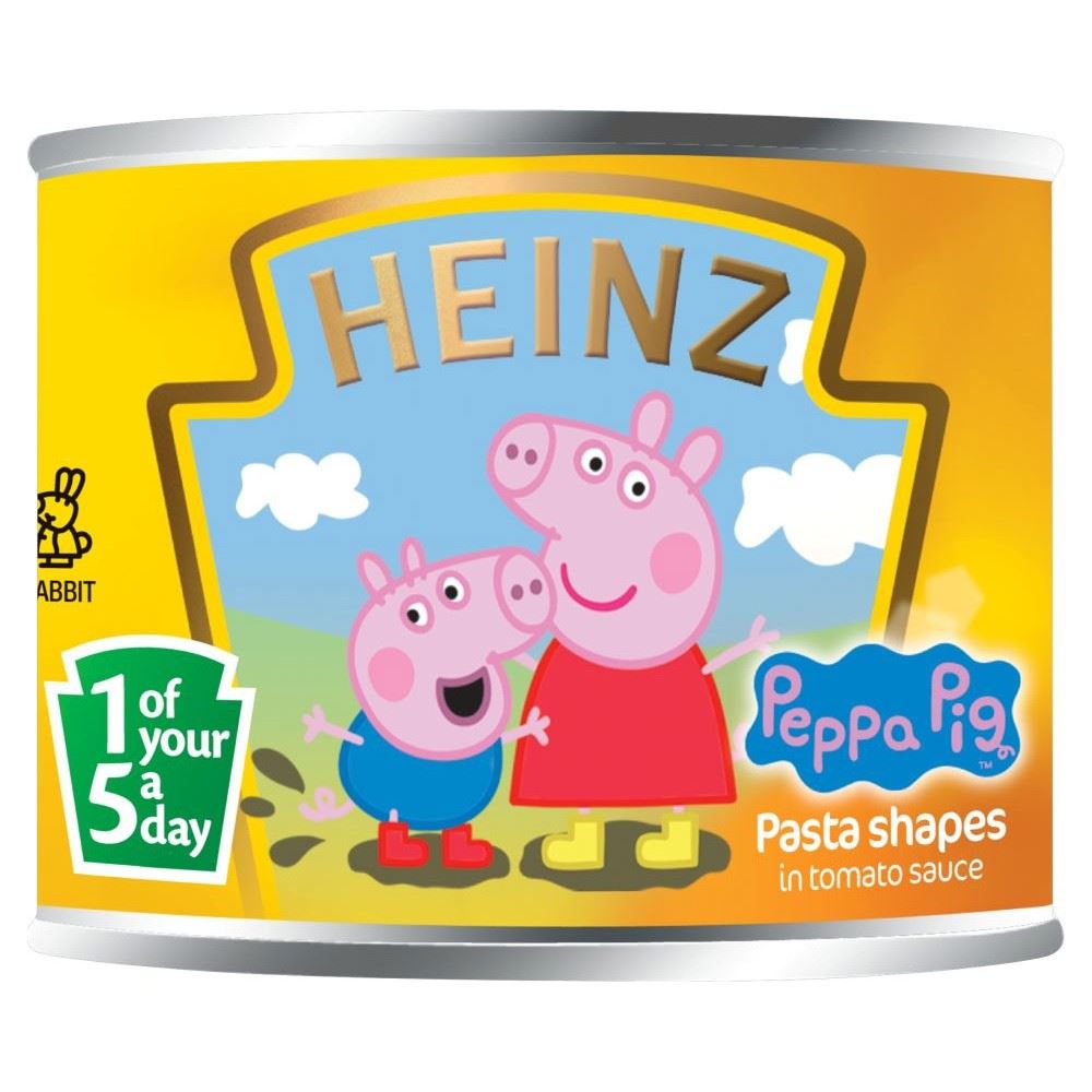 Heinz Peppa Pig Pasta Shapes in Tomato Sauce (205g) eBay