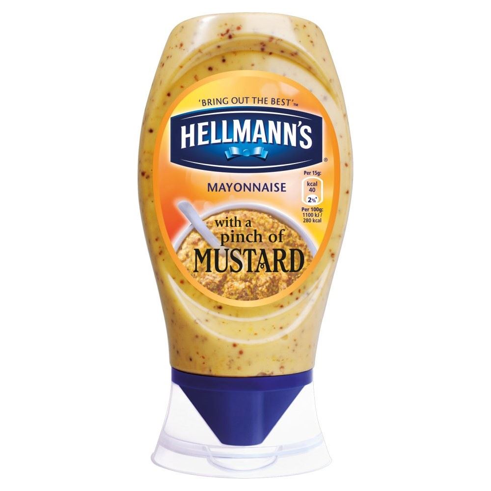 Hellmann's Mayonnaise with a Pinch of Mustard (250ml) eBay