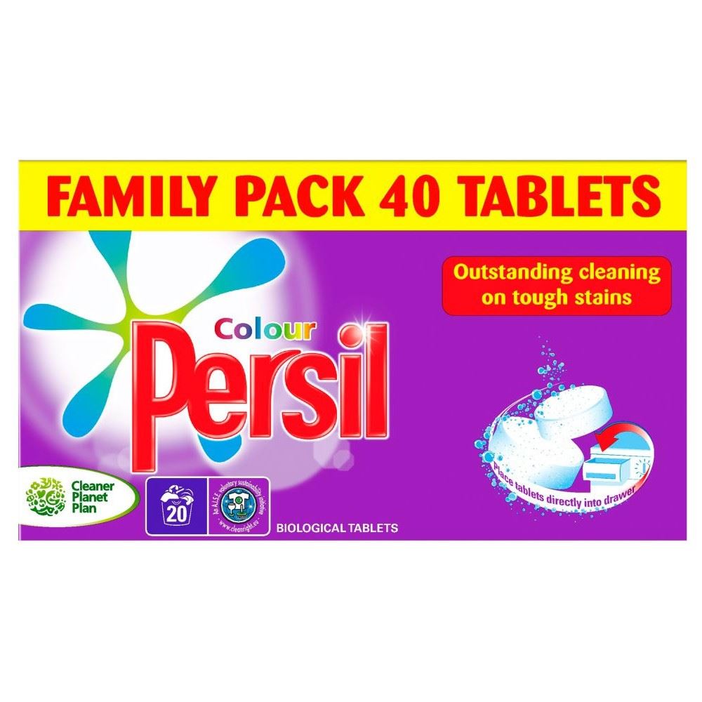 Persil Biological Colour Tablets - 20 Washes (40) | eBay