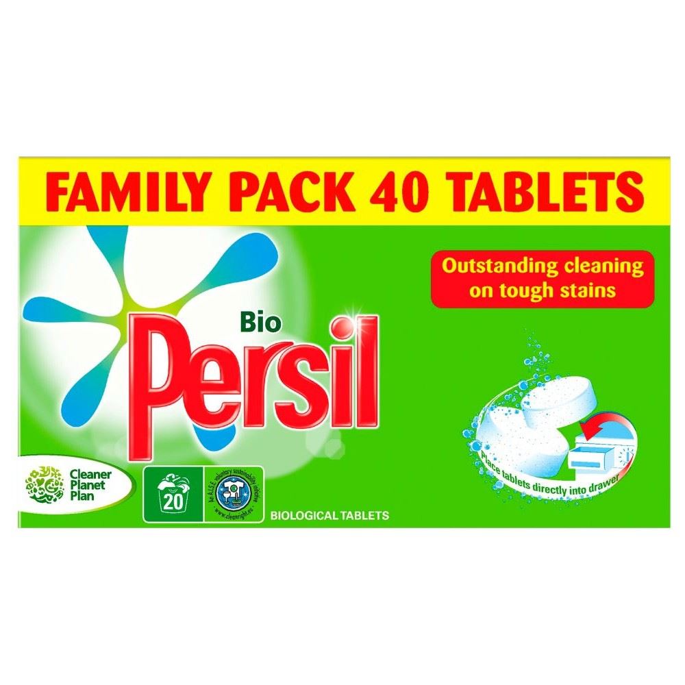 Persil Biological Tablets 20 Washes (40) eBay